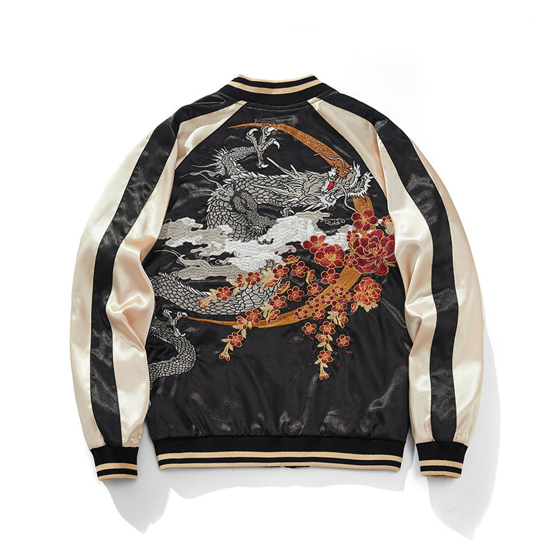 Winter New Dragon Pattern Embroidered Jacket