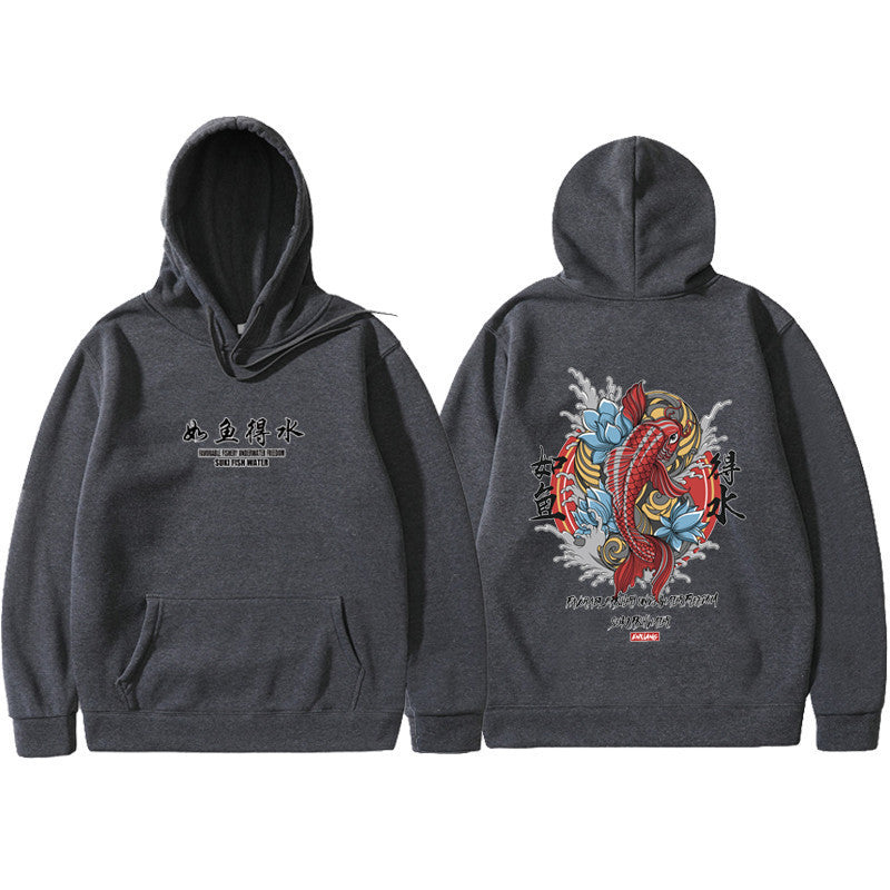 Printed hooded sweatshirt