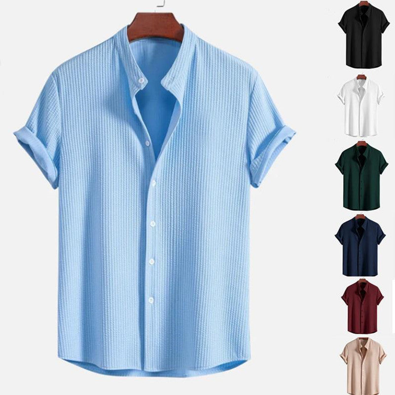 Men's Loose Shirt Top Summer Clothing