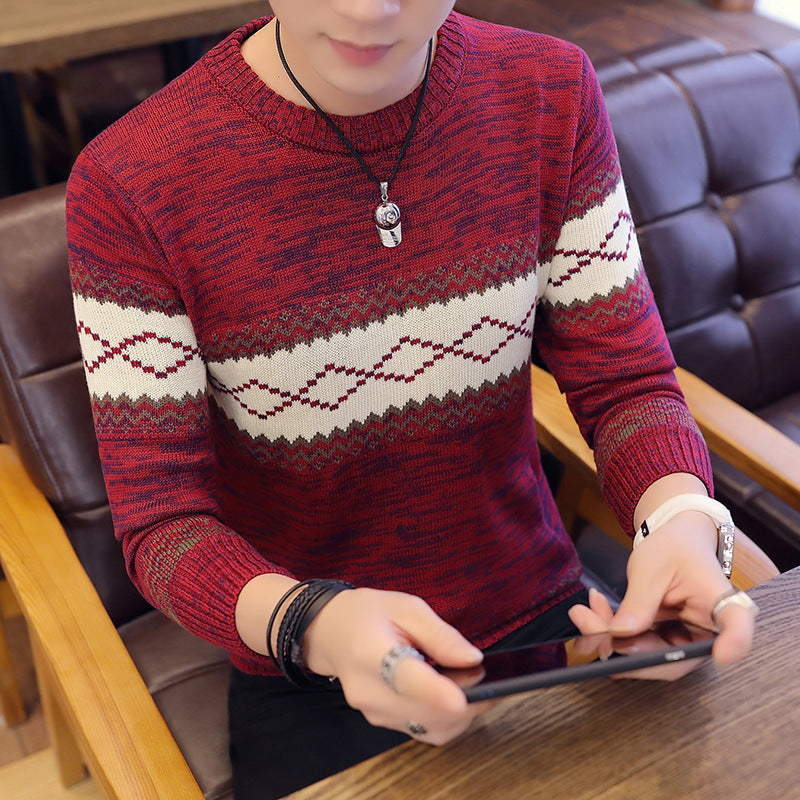 Men's crew neck sweater