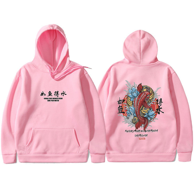 Printed hooded sweatshirt