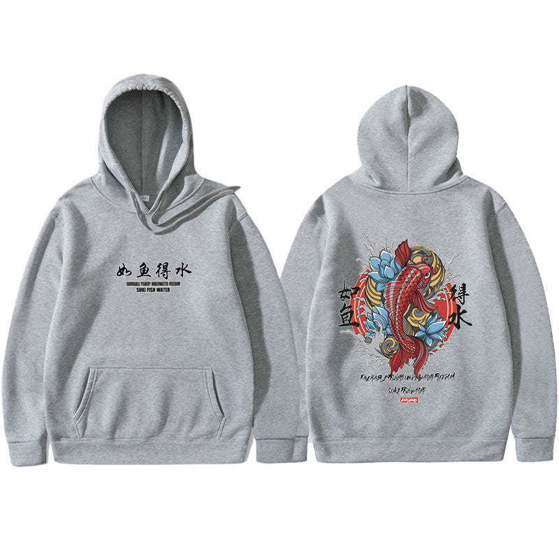 Printed hooded sweatshirt