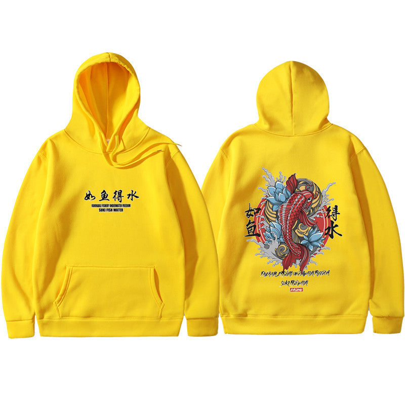 Printed hooded sweatshirt