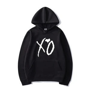 Printed hooded sweatshirt