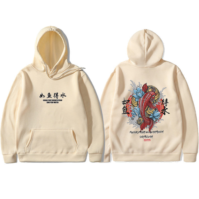 Printed hooded sweatshirt