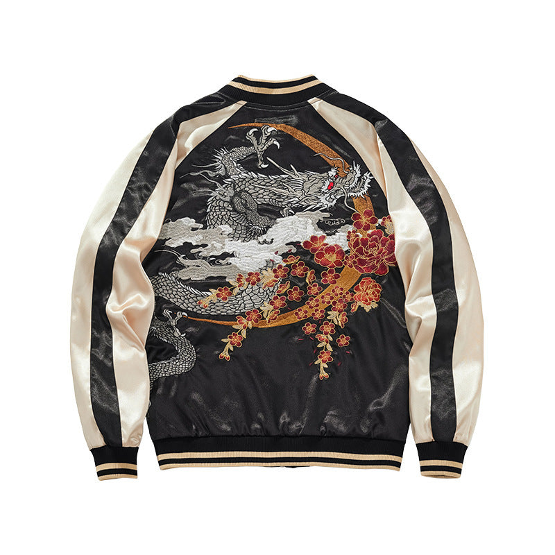 Winter New Dragon Pattern Embroidered Jacket