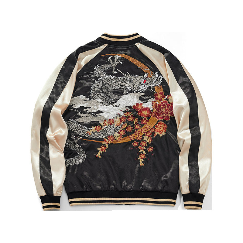 Winter New Dragon Pattern Embroidered Jacket