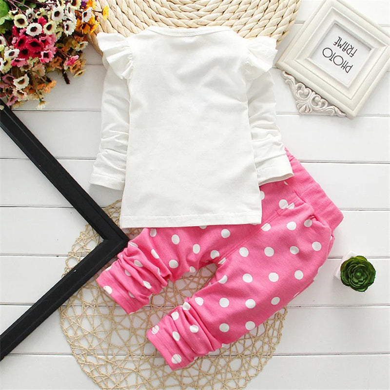 shirt+ Pant Suit Kids Cotton Tracksuit Children Spring Long Sleeve Clothes