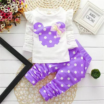 shirt+ Pant Suit Kids Cotton Tracksuit Children Spring Long Sleeve Clothes