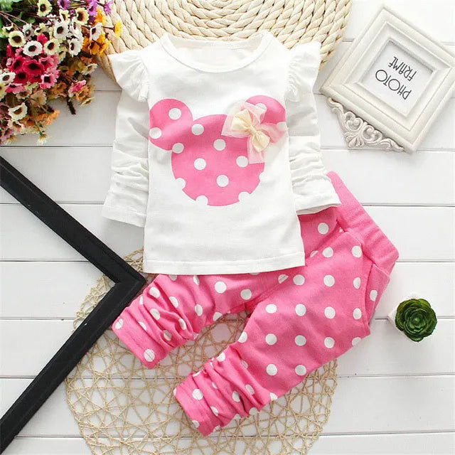 shirt+ Pant Suit Kids Cotton Tracksuit Children Spring Long Sleeve Clothes