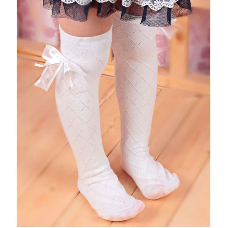 Children's Knee,Long Leg Warmer High Socks for Toddlers Baby Girls