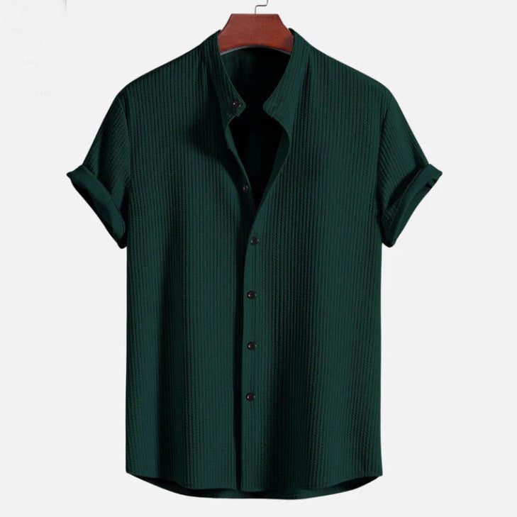 Men's Loose Shirt Top Summer Clothing