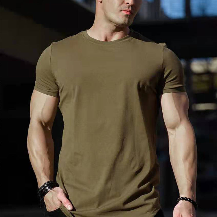 Factory Direct Supply New Loose Light Board Sports Running Leisure Short Sleeve Foreign Trade Summer Sports Fitness Men&