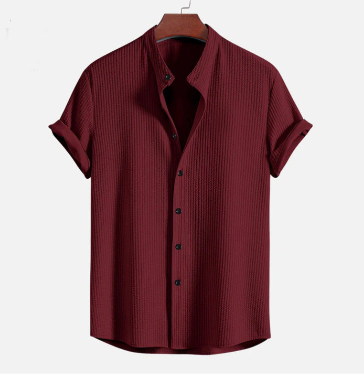 Men's Loose Shirt Top Summer Clothing