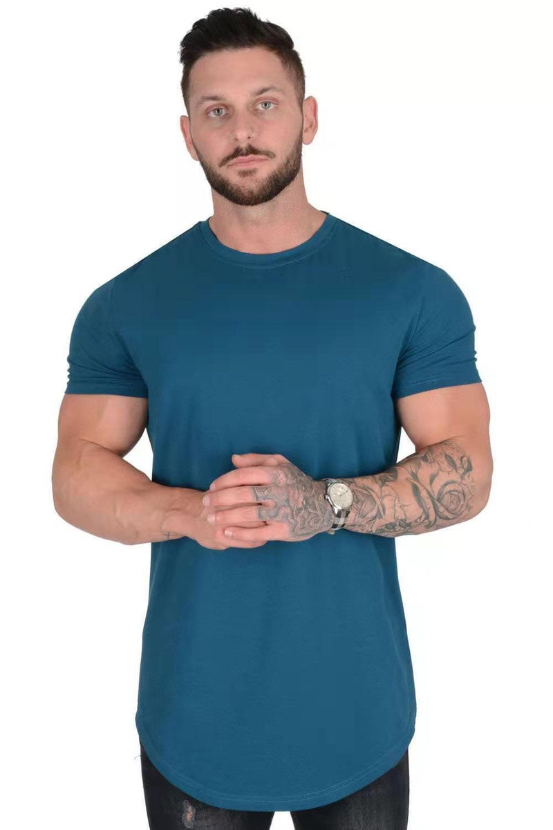 Factory Direct Supply New Loose Light Board Sports Running Leisure Short Sleeve Foreign Trade Summer Sports Fitness Men&