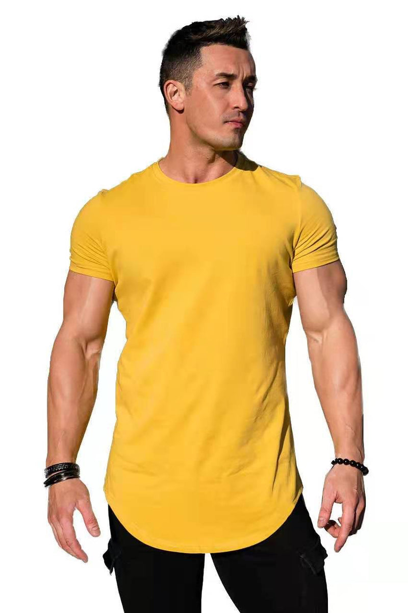 Factory Direct Supply New Loose Light Board Sports Running Leisure Short Sleeve Foreign Trade Summer Sports Fitness Men&