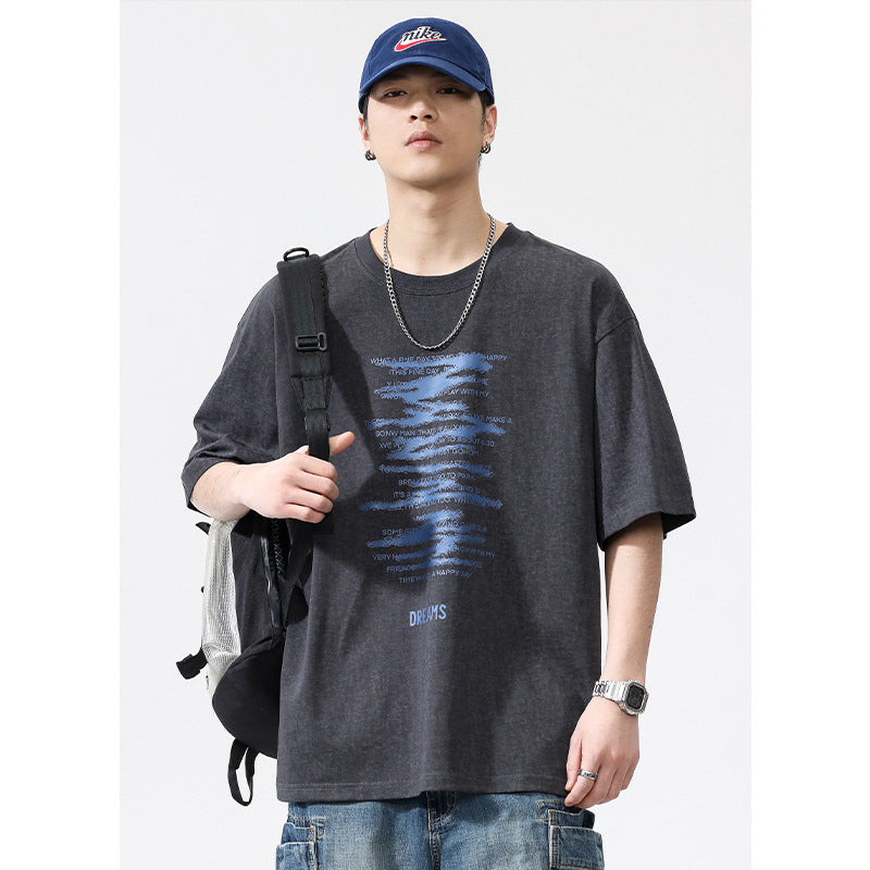 Loose Casual printed T-shirt