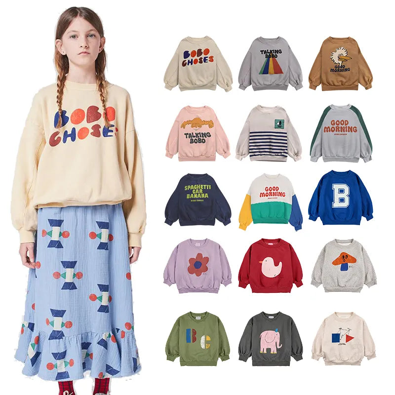 Autumn And Winter Kids Cartoon Sweaters Long Sleeve