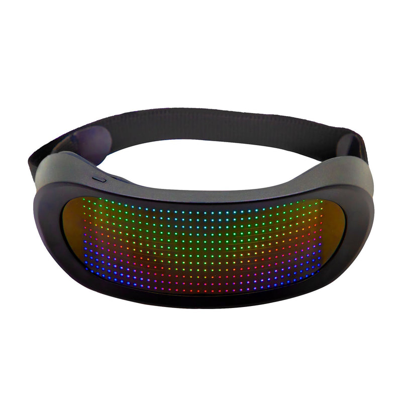 Full Color Luminous Glasses Bluetooth Full Color Dynamic Blinds Glasses Party Cheering Props